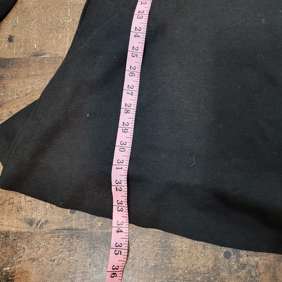 Large JOA Black Ruffle Dress Wool Blend - Picture 7 of 8